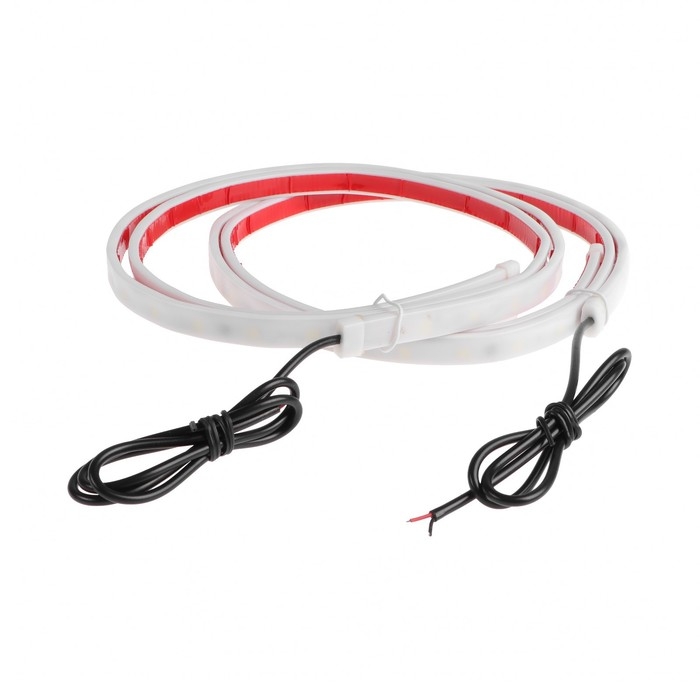 Подсветка двери, 12В, 120 см, красно-белая, самоклеящаяся, набор 2 шт Подсветка двери, 12В, 120 см, красно-белая, самоклеящаяся, набор 2 шт