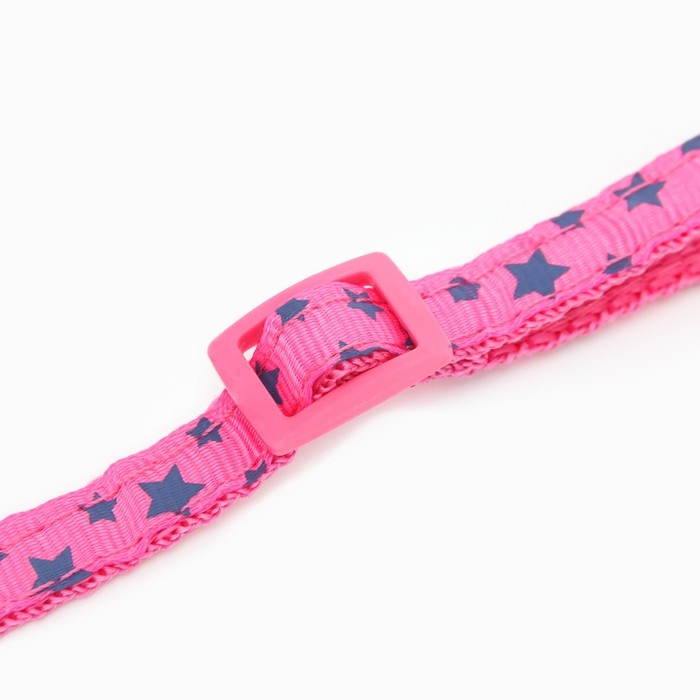 Ошейник Ошейник "Звезды", 33 х 1 см, розовый