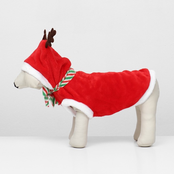 Новый год. Костюм  Новый год. Костюм "Новогодний с рожками", размер S (ДС 25, ОГ 35 см)