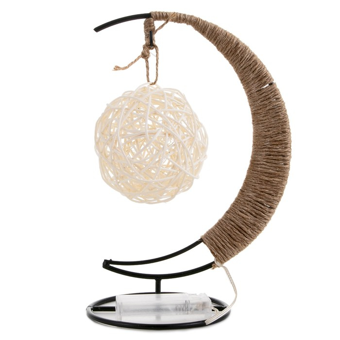 Ночник 16824/1 LED от батареек 2АА черный 17х10х28 см RISALUX Ночник 16824/1 LED от батареек 2АА черный 17х10х28 см RISALUX