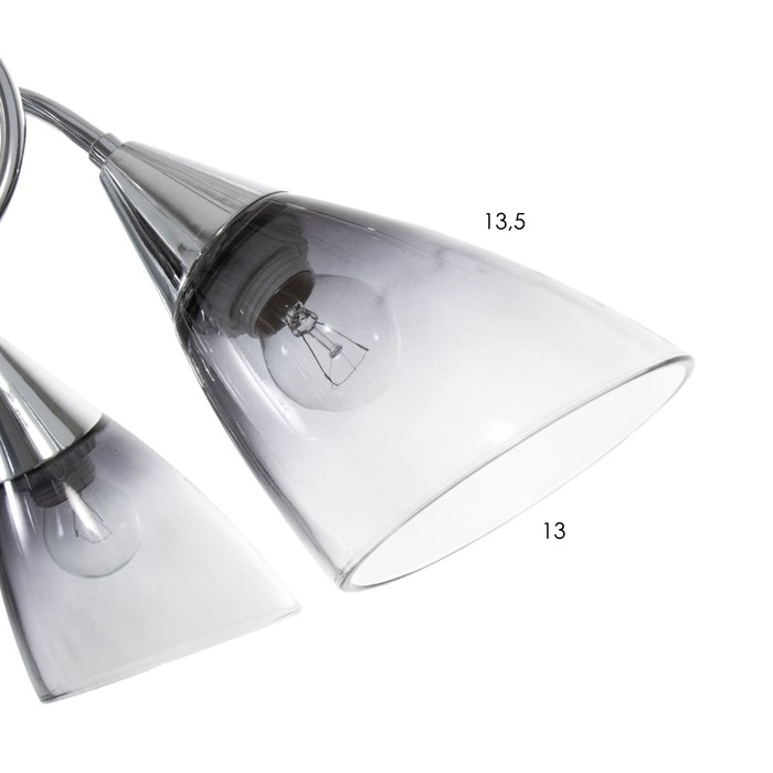 Люстра Люстра "Марианна" 8хЕ27 40Вт черный 77х77х33см BayerLux