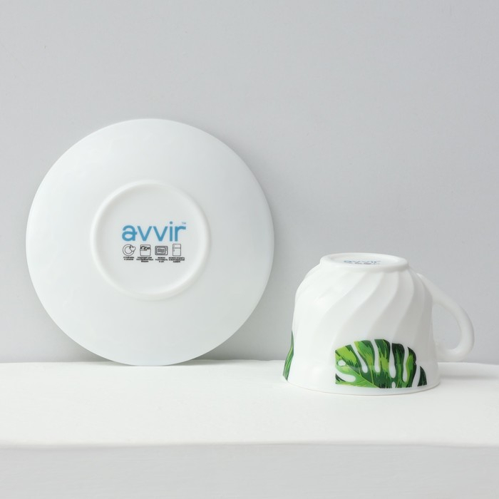 Сервиз столовый «Лист папоротника», 37 предметов, стеклокерамика Сервиз столовый «Лист папоротника», 37 предметов, стеклокерамика