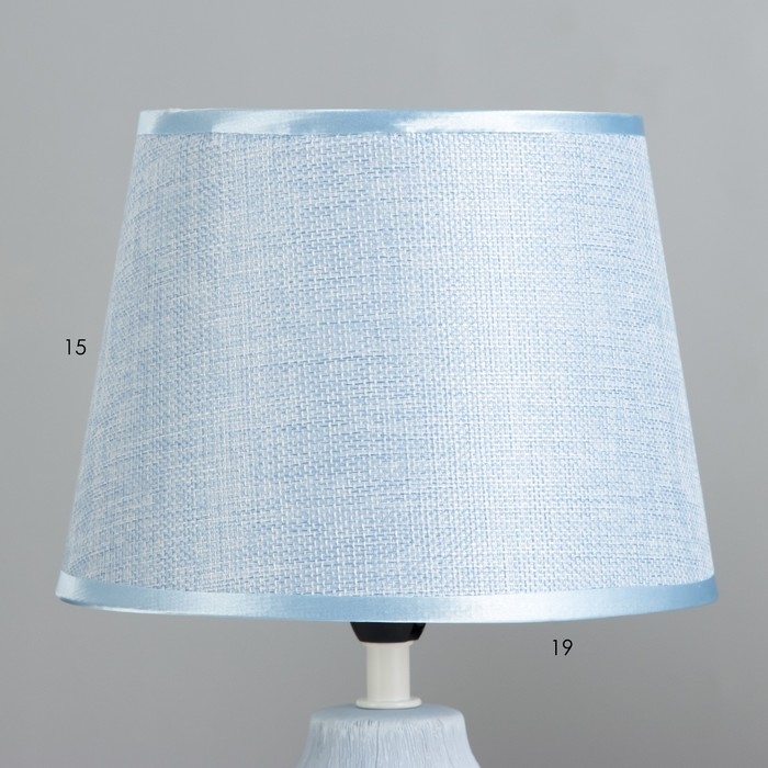 Настольная лампа Настольная лампа "Латея" Е14 40Вт серый 19х19х33 см RISALUX