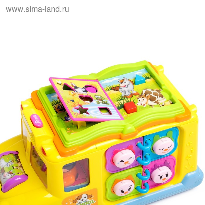 Развивающая игрушка «Автобус», световой и звуковой эффект Развивающая игрушка «Автобус», световой и звуковой эффект