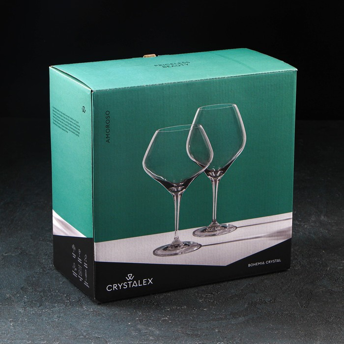 Набор бокалов для вина «Аморосо», 450 мл, 2 шт Набор бокалов для вина «Аморосо», 450 мл, 2 шт