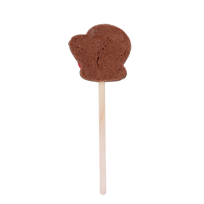 Новый год. Мини печенье шоколадное на палочке Новый год. Мини печенье шоколадное на палочке "Новогоднее" 15г 60шт (2блх30шт)