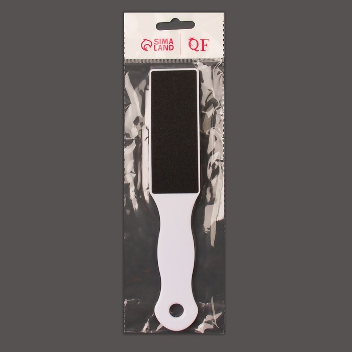 Пилка для ног, наждачная, двусторонняя, 22 см, цвет белый Пилка для ног, наждачная, двусторонняя, 22 см, цвет белый