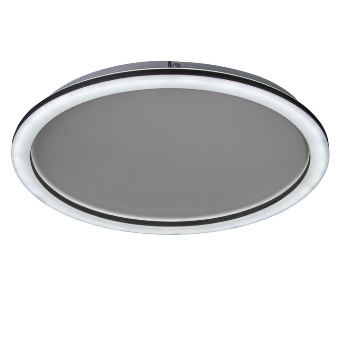 Люстра с ПДУ "Ринго" LED 62Вт 3000-6000К черный 50х50х4,5 см BayerLux