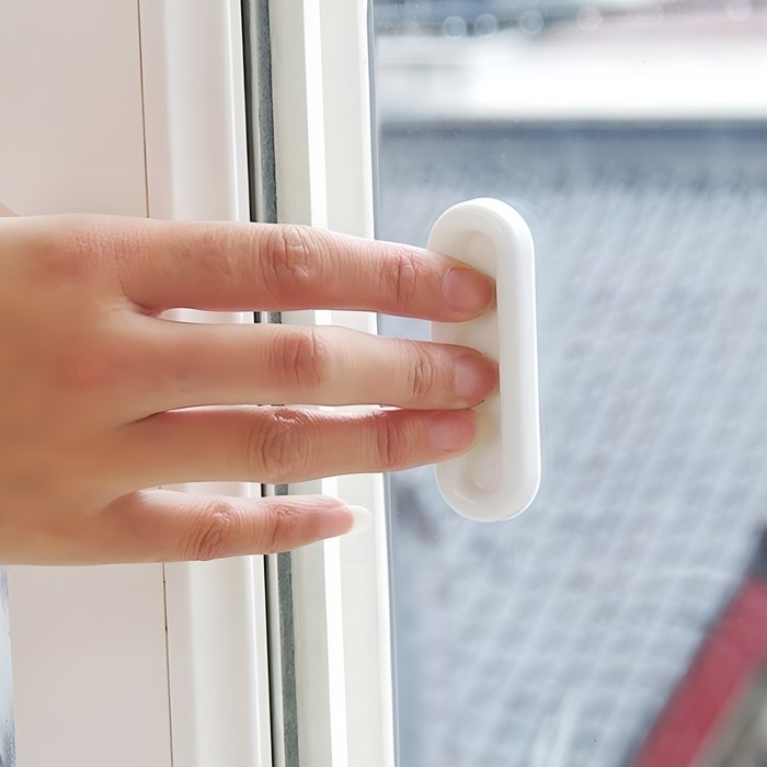 Ручка мебельная самоклеющаяся CAPPIO, L=106 мм, пластик, цвет белый Ручка мебельная самоклеющаяся CAPPIO, L=106 мм, пластик, цвет белый