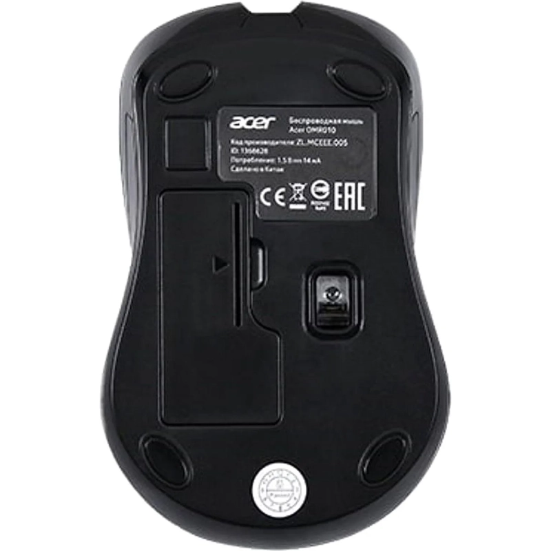 Мышь компьютерная Acer OMR010, черный