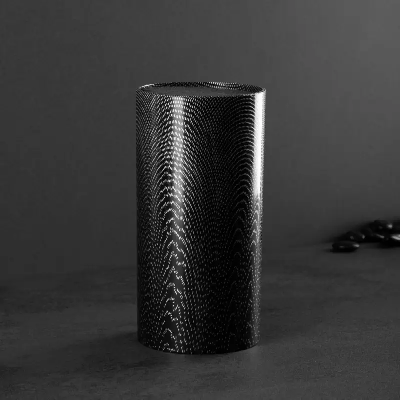 SATOSHI Карбон Подставка для ножей d11х22см, полипропиленовые разделители