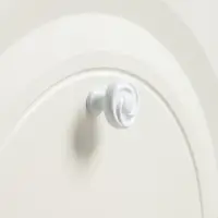 Ручка кнопка CAPPIO RK003, d=35 мм, белая, набор 10 шт.