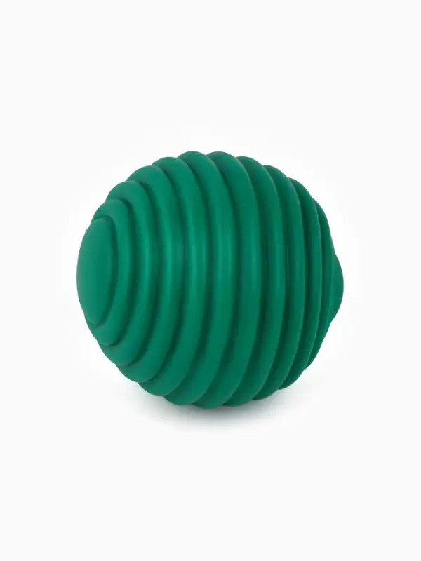 Игрушка пищащая Игрушка пищащая "Мячик, горизонтальные полоски", 5,5 см темно-зеленая