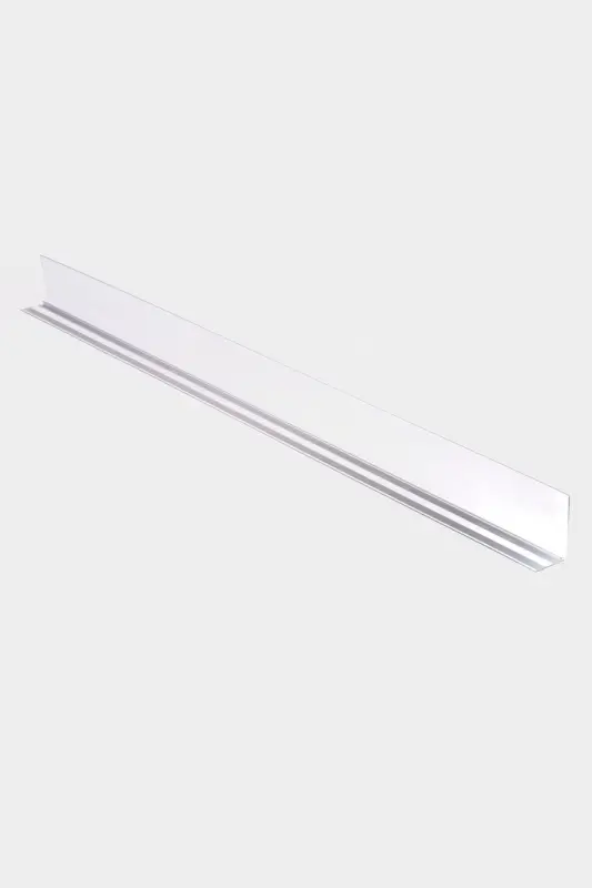 Ограничитель передний пластиковый самоклеящийся с Т-профилем, 1000&times;50&times;80 мм, прозрачный