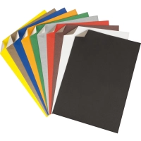 Картон цветной 80л.10цв.А4 немелов(золото+сереб) Отличник