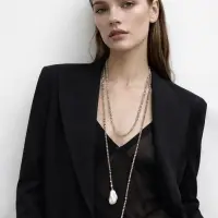 Бусы бисерные с подвесами жемчуг &laquo;Нить стекла&raquo;, L=120 см, №2, серые