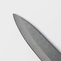 Нож кухонный керамический Black, лезвие 9.5 см, ручка софт-тач, чёрный