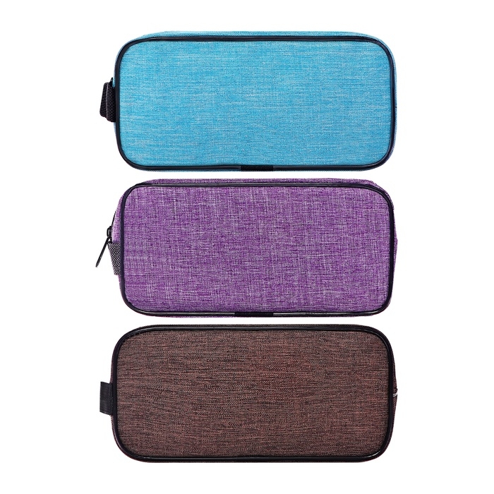 Пенал мягкий 2 отделения, 100 х 220 х 70, с ручкой, стандарт, МИКС Пенал мягкий 2 отделения, 100 х 220 х 70, с ручкой, стандарт, МИКС