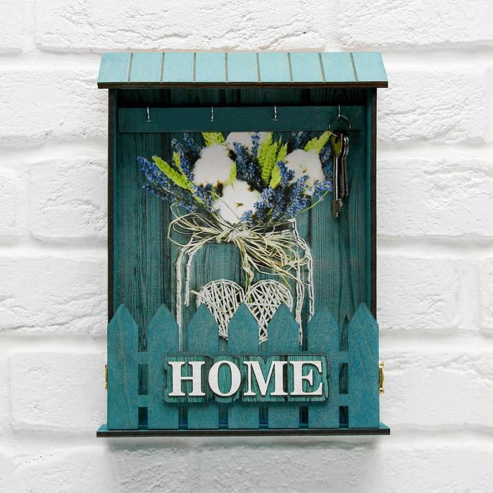 Ключница настенная «Home», баночка, 22,5 х 30,5 х 5,7 см. Ключница настенная «Home», баночка, 22,5 х 30,5 х 5,7 см.