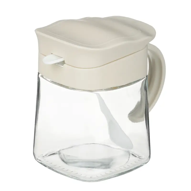 VETTA Банка для специй, 350 мл, стекло, пластик, белый