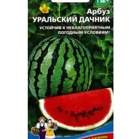 Семена Арбуз Уральский дачник (УД) Е/П , Е/П,  10 шт.