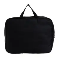 Папка с ручками текстильная А4, 350&times;270&times;70 мм, Calligrata &laquo;Офис&raquo;, внутренний карман, чёрная