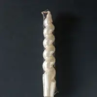 Свеча витая Luxury, 25&times;180 мм, лакированная, белая