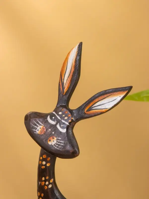 Сувенир на подставке «Заяц», 12×4.5×24.5 см, дерево, МИКС