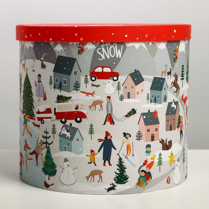 Коробка подарочная «Новогодние истории», 19.5 х 22 см, Новый год Коробка подарочная «Новогодние истории», 19.5 х 22 см, Новый год