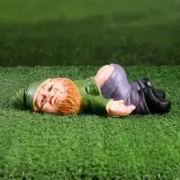 Садовая фигура из полистоуна &laquo;Гном спящий-пьяный&raquo;, 23&times;16&times;7 см