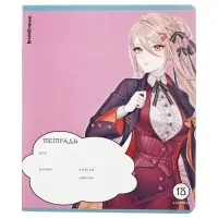Тетрадь 18 листов, в клетку, ErichKrause Manga, МИКС