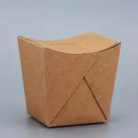 Коробка крафтовая для лапши вок, 7.5&times;6.6&times;9.3 см