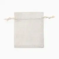 Набор подарочных мешочков 50 шт. &laquo;Лён&raquo; 10&times;12 см, бежевый