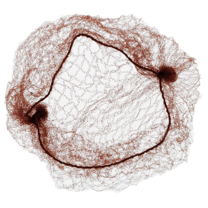 Сетка для волос Grace Dance, паутинка, 30 см, цвет коричневый Сетка для волос Grace Dance, паутинка, 30 см, цвет коричневый