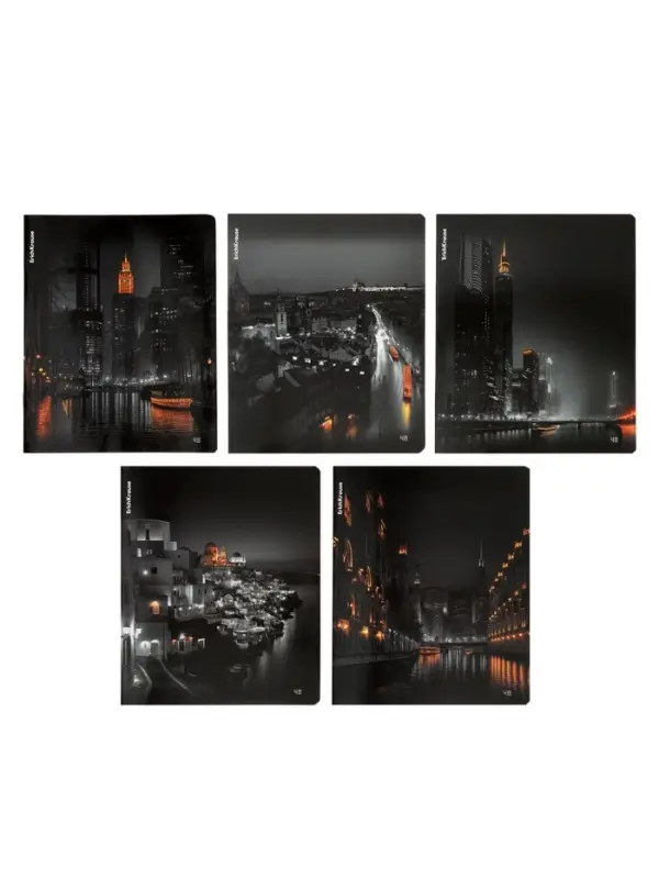 Тетрадь 48 листов в клетку ErichKrause Urban Lights, МИКС
