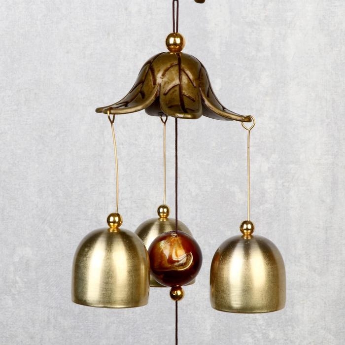 Музыка ветра металл Музыка ветра металл "Карп" 6 колокольчиков 54 см