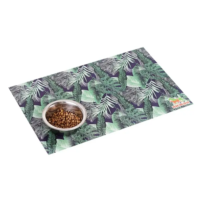 Коврик под миску  Коврик под миску "Пижон" 43 х 28 см "Заросли"