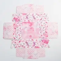 Коробка для кондитерских изделий с PVC крышкой «Приятных моментов», 11.5 х 11.5 х 6 см