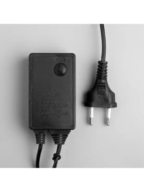 Гирлянда &laquo;Водопад&raquo; 2&times;3 м, IP44, УМС, тёмная нить, 800 LED, свечение белое, 8 режимов, 220 В