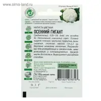 Семена Капуста цветная &laquo;Осенний гигант&raquo;, 0.1 г, &laquo;Удачные семена&raquo;