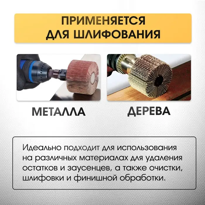 Круг лепестковый радиальный ТУНДРА, 20×20×6 мм, Р80 Круг лепестковый радиальный ТУНДРА, 20×20×6 мм, Р80