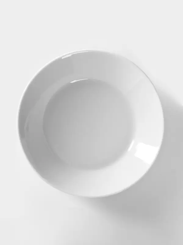 Блюдце Добрушский завод &laquo;Бельё&raquo;, d=14 см, фарфор, белое