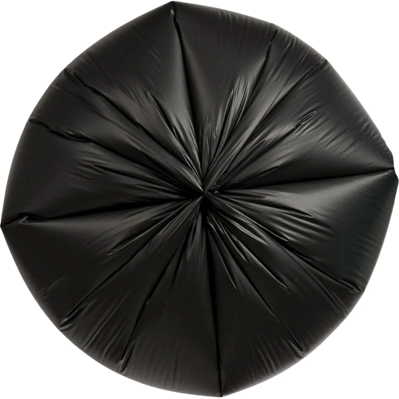 Мешки для мусора ПВД 35л 25мкм 20шт/рул черные 40x70см EcoСlean_СПБ