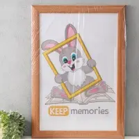 Фоторамка для фото 40&times;60 см Keep memories Luxe Elegance, пластик, бежевый, (пластиковый экран)