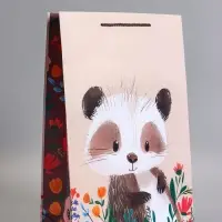 Пакет подарочный ламинированный &laquo;Весёлый енотик&raquo;, 33&times;42.5&times;10 см