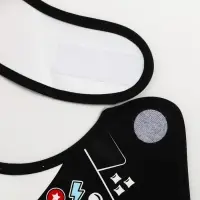 Нагрудник для кормления M&B &laquo;Rock star&raquo; непромокаемый на липучке, с карманом