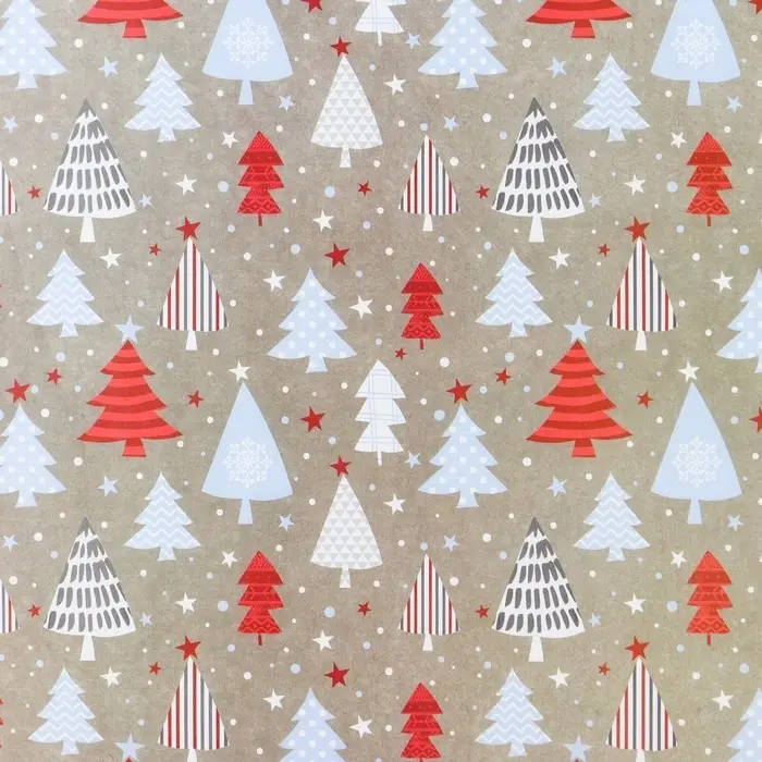 Набор упаковочной бумаги «Новогодний узор»,4 листа, 70 × 100 см Набор упаковочной бумаги «Новогодний узор»,4 листа, 70 × 100 см