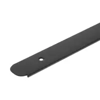 Планка для столешницы торцевая CAPPIO, 28 мм, цвет черный, набор 2 шт