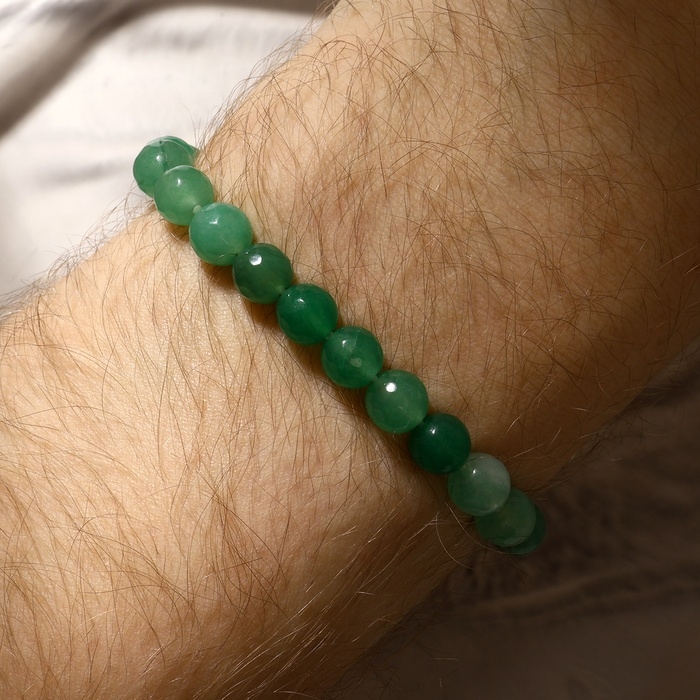 Браслет шар №8 гранёный «Нефрит», 5см Браслет шар №8 гранёный «Нефрит», 5см