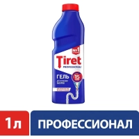 Средство для прочистки труб TIRET гель 1л